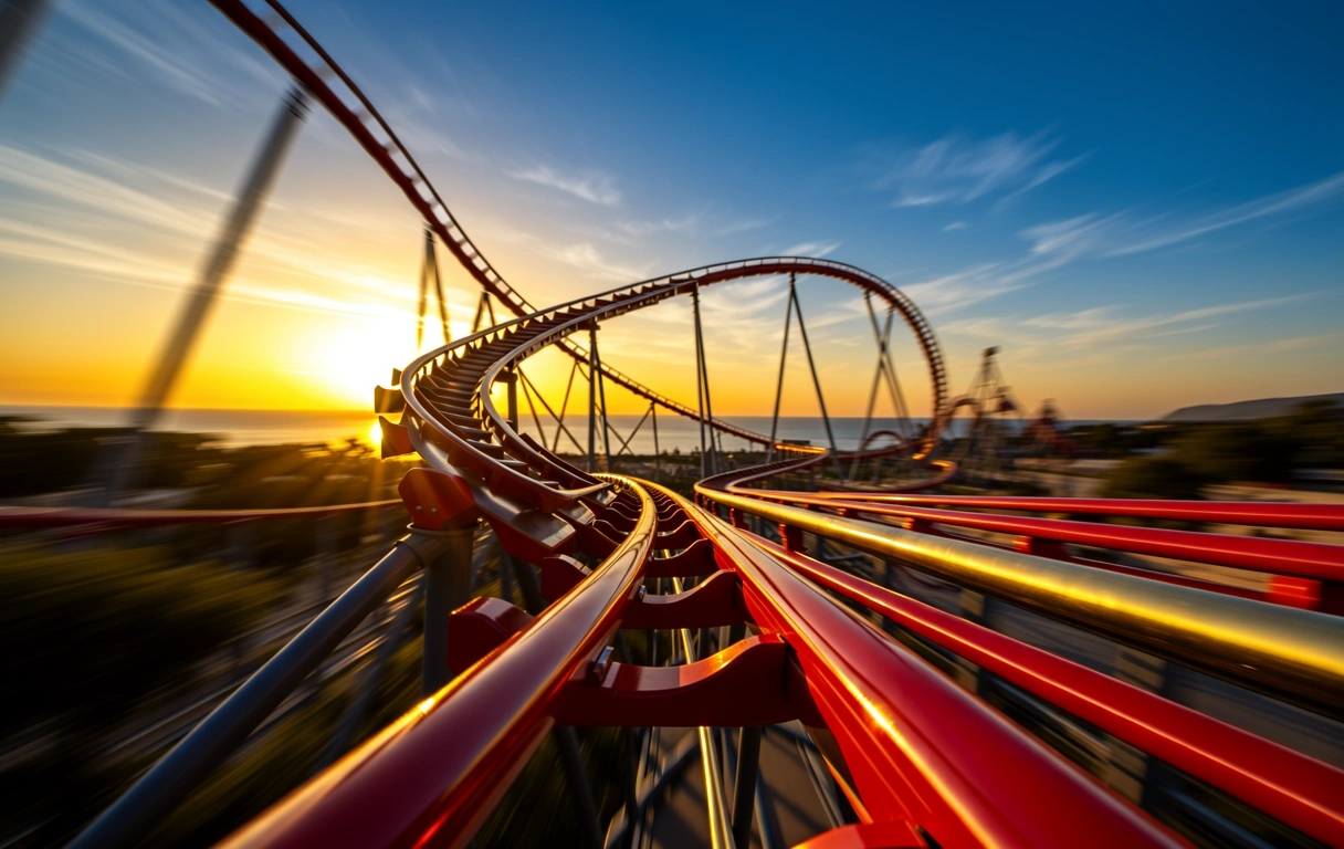 Atracción de alta velocidad en PortAventura World