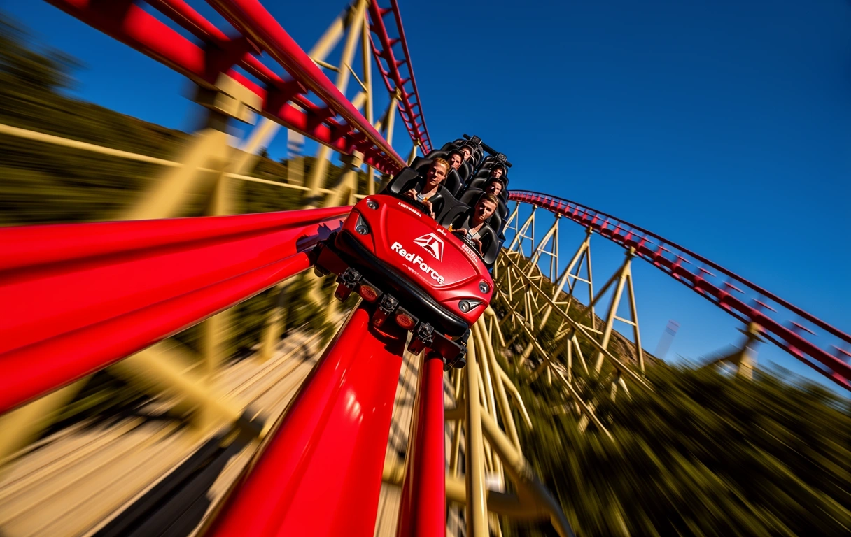 Red Force en Ferrari Land